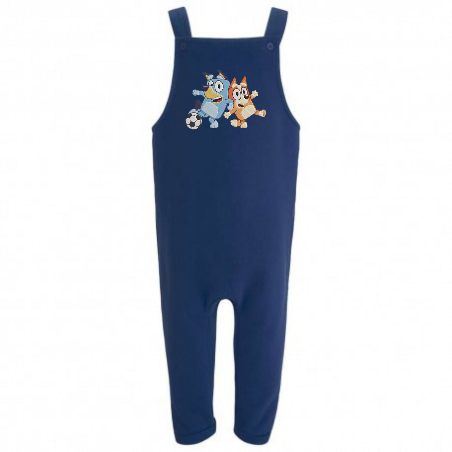 Bluey embroidered overalls