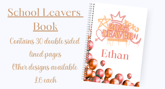 School leavers book - Orange