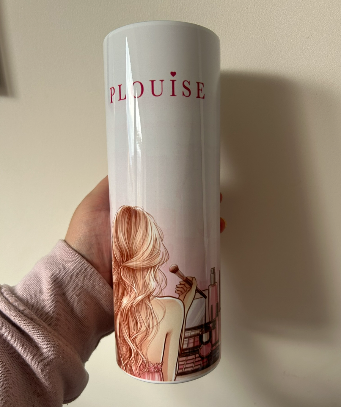Make up girl tumbler