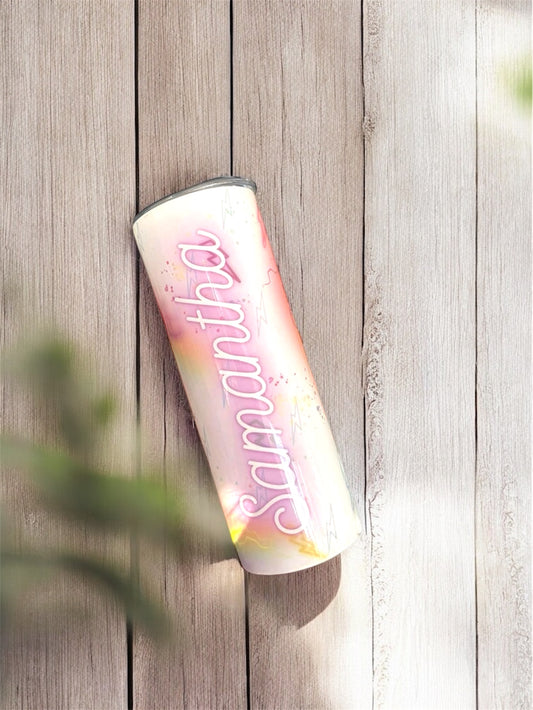 20oz rainbow lightener tumbler