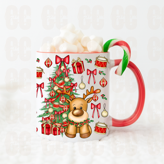 Christmas reindeer mug