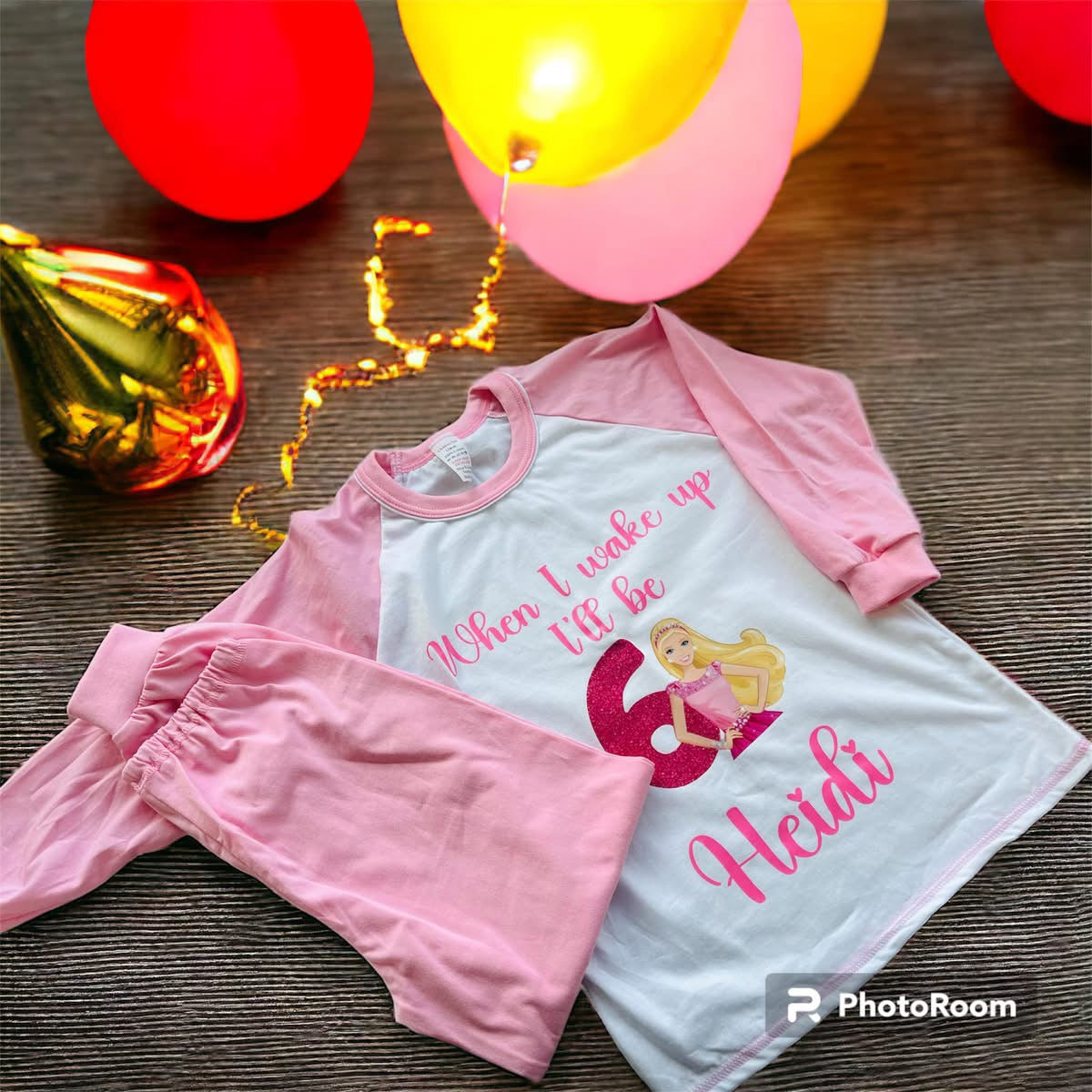 Birthday pyjamas - any design available