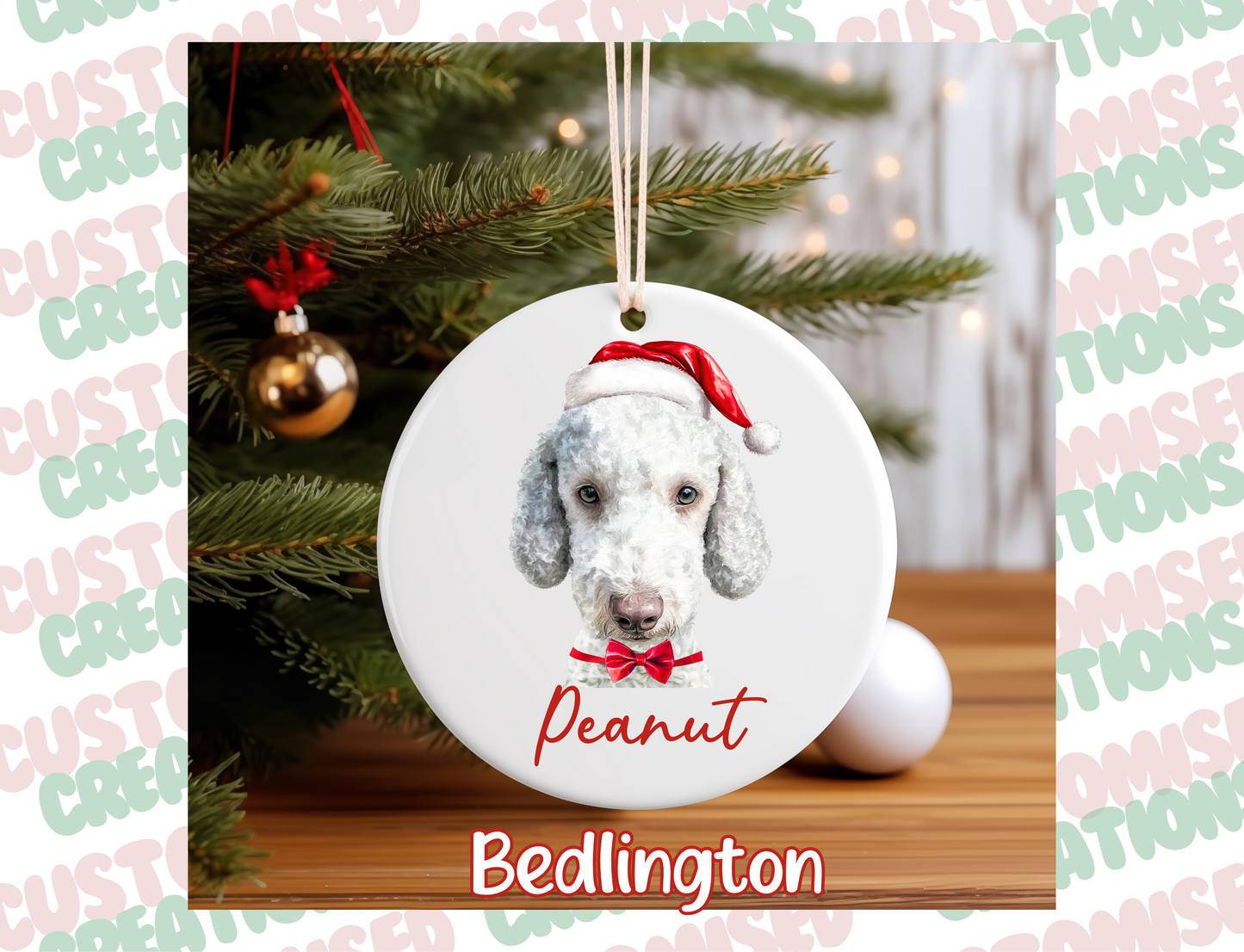 Pet Ceramic Bauble - Dog