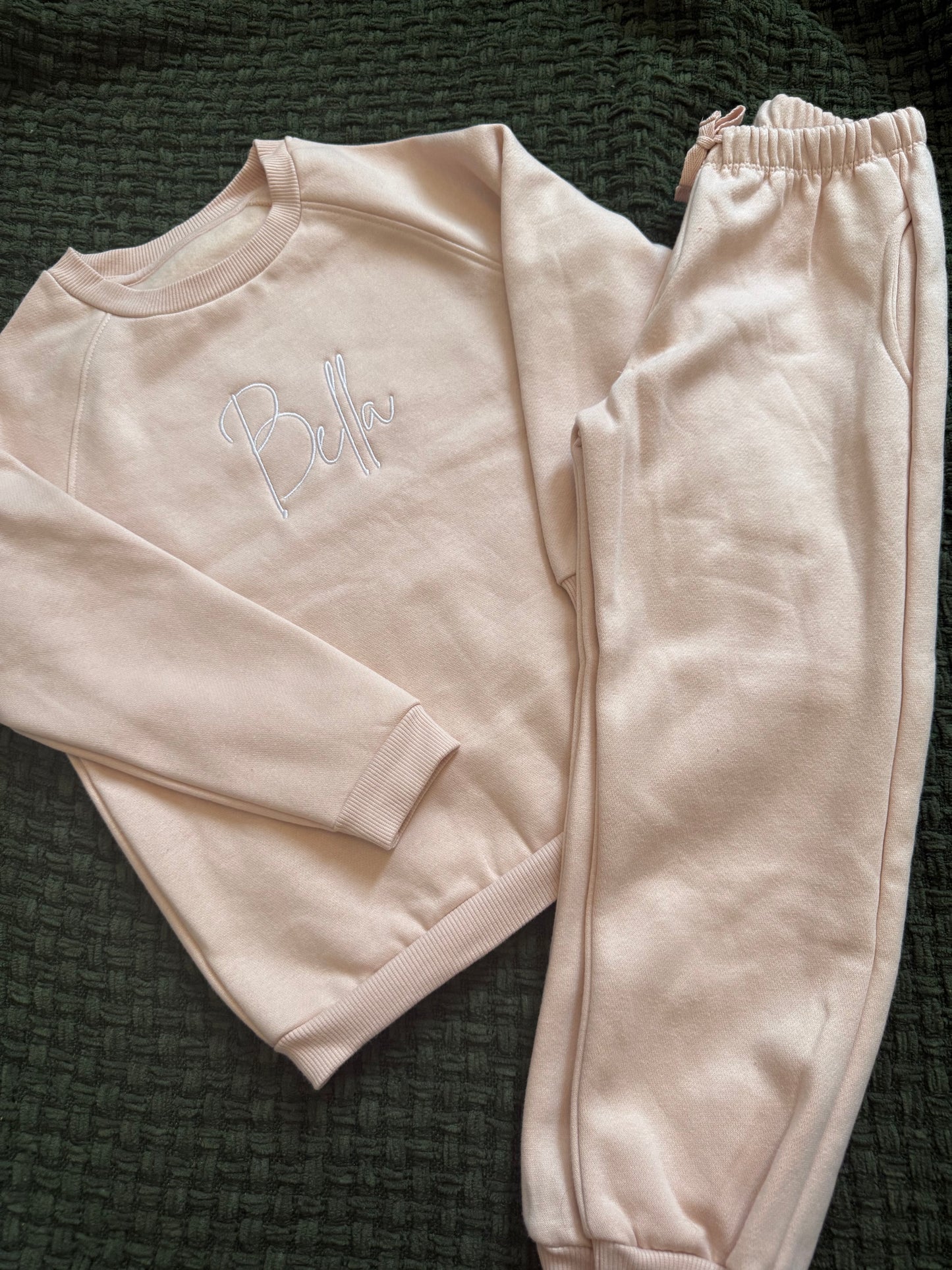Soft fleece loungewear embroidered - all colours