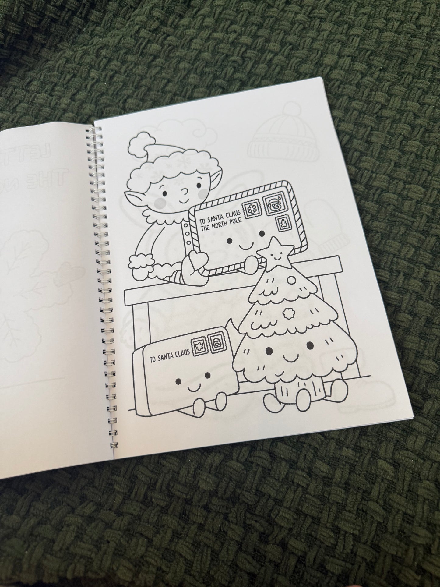 Jellycat Christmas colouring book