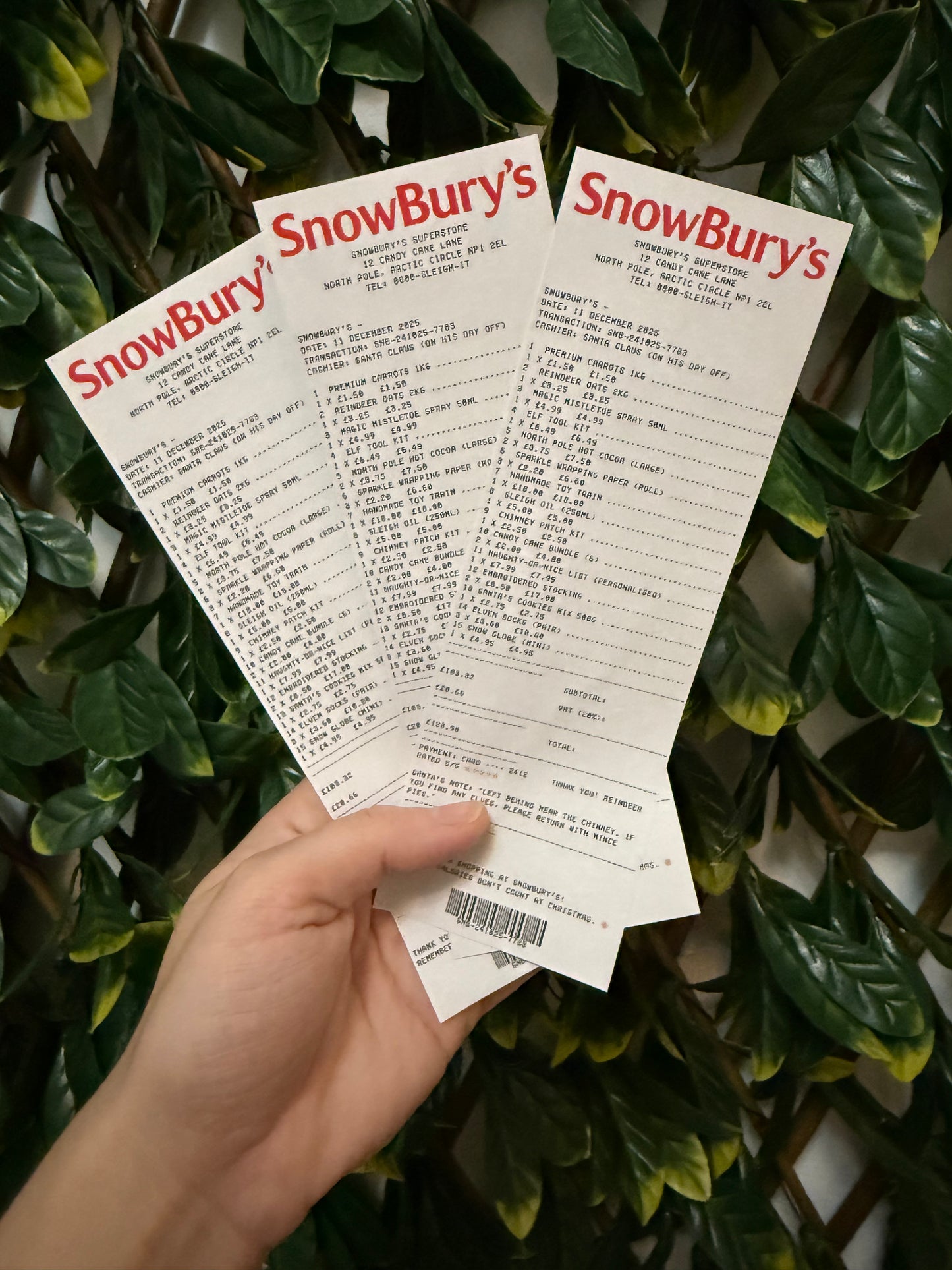 Santa’s Lost Receipt – Official Snowburys Edition | Fun Christmas Surprise for Kids