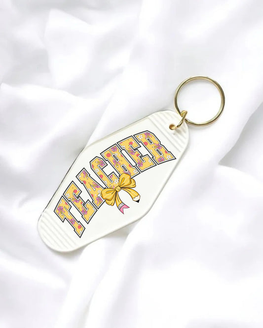 Teacher Motel keyring