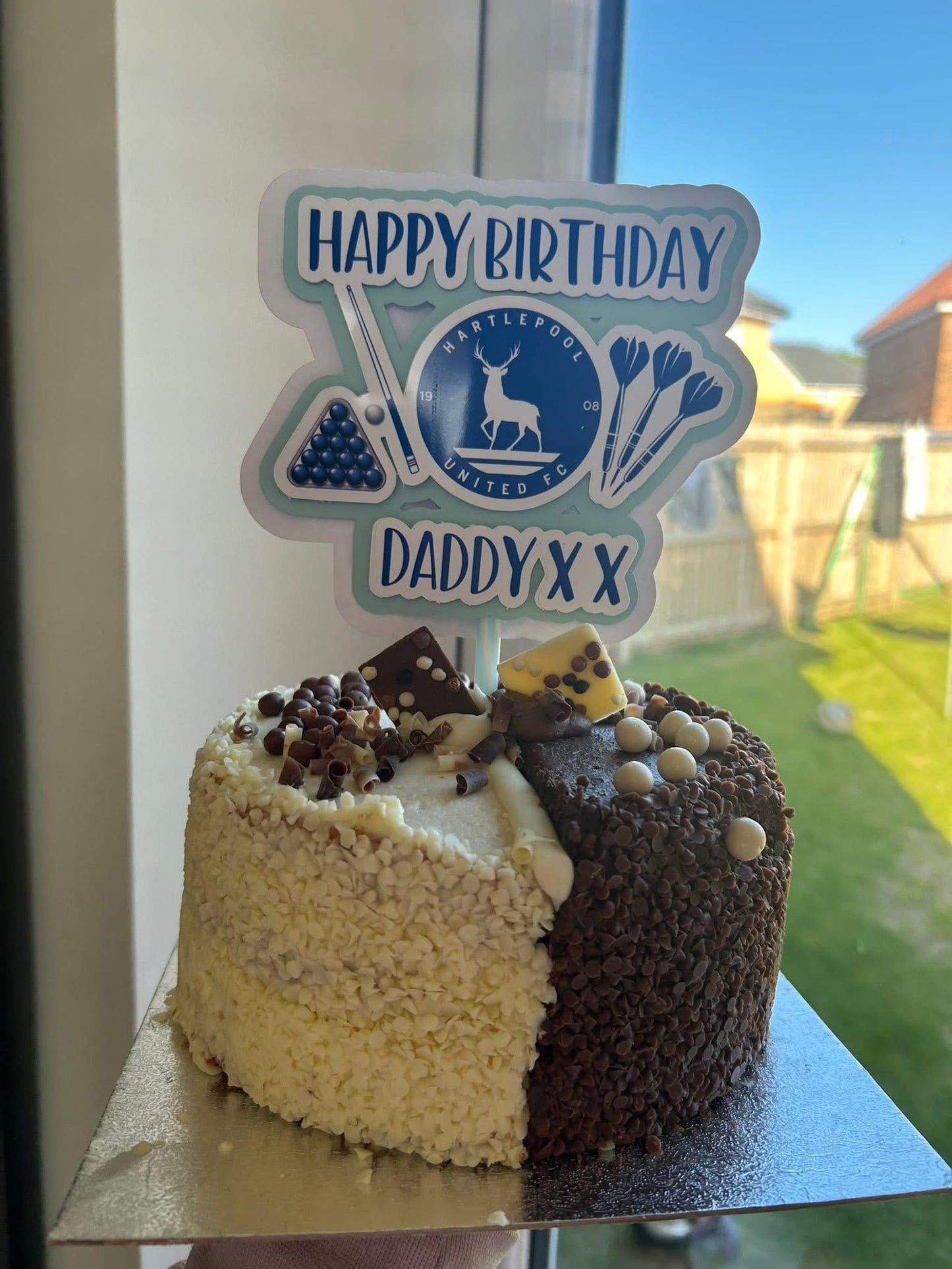 Thick Card Cake Topper - Any Design