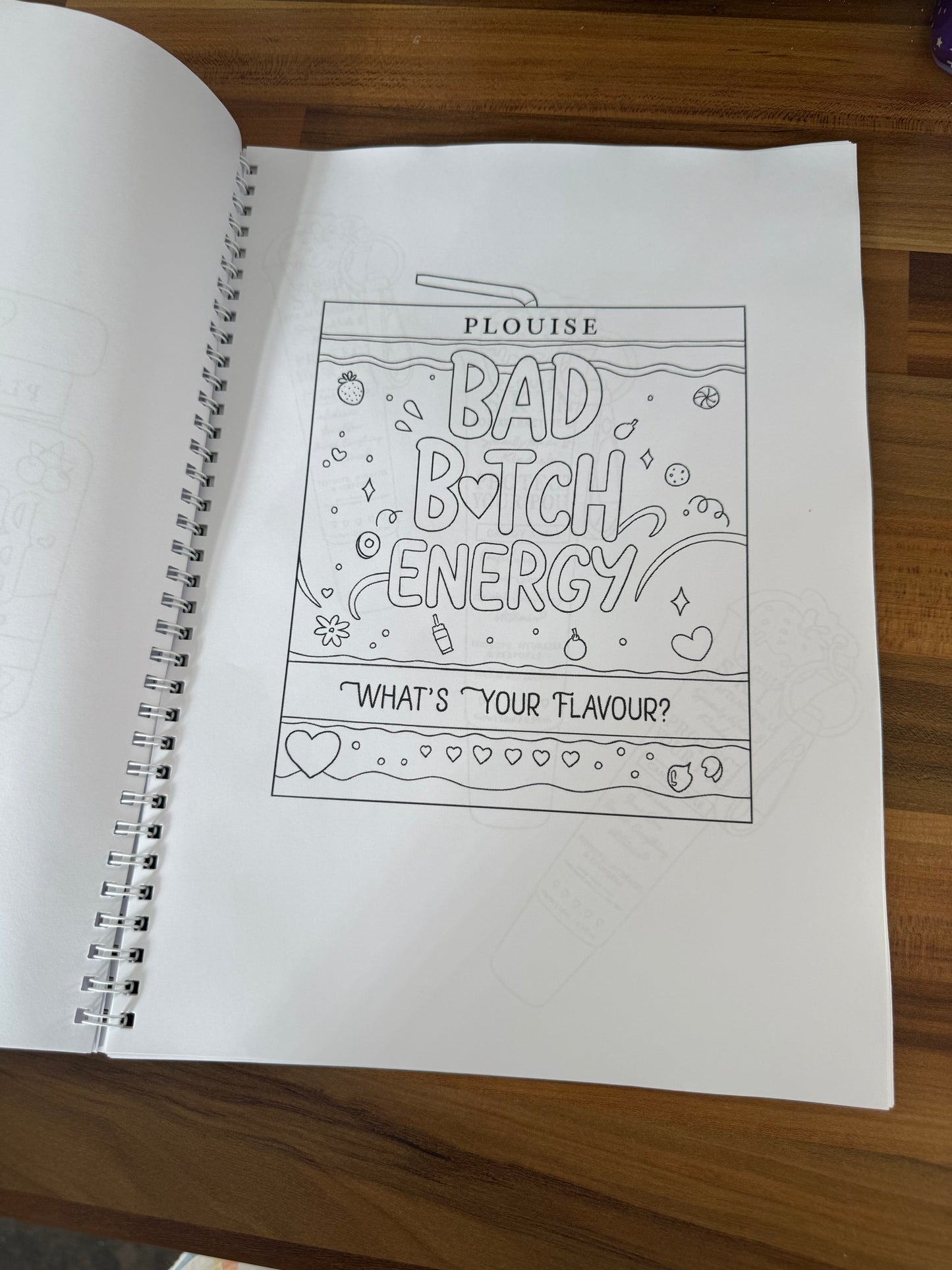 P Louise colouring book