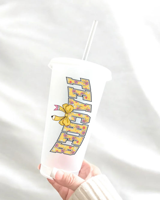 Teacher 24oz cold cup