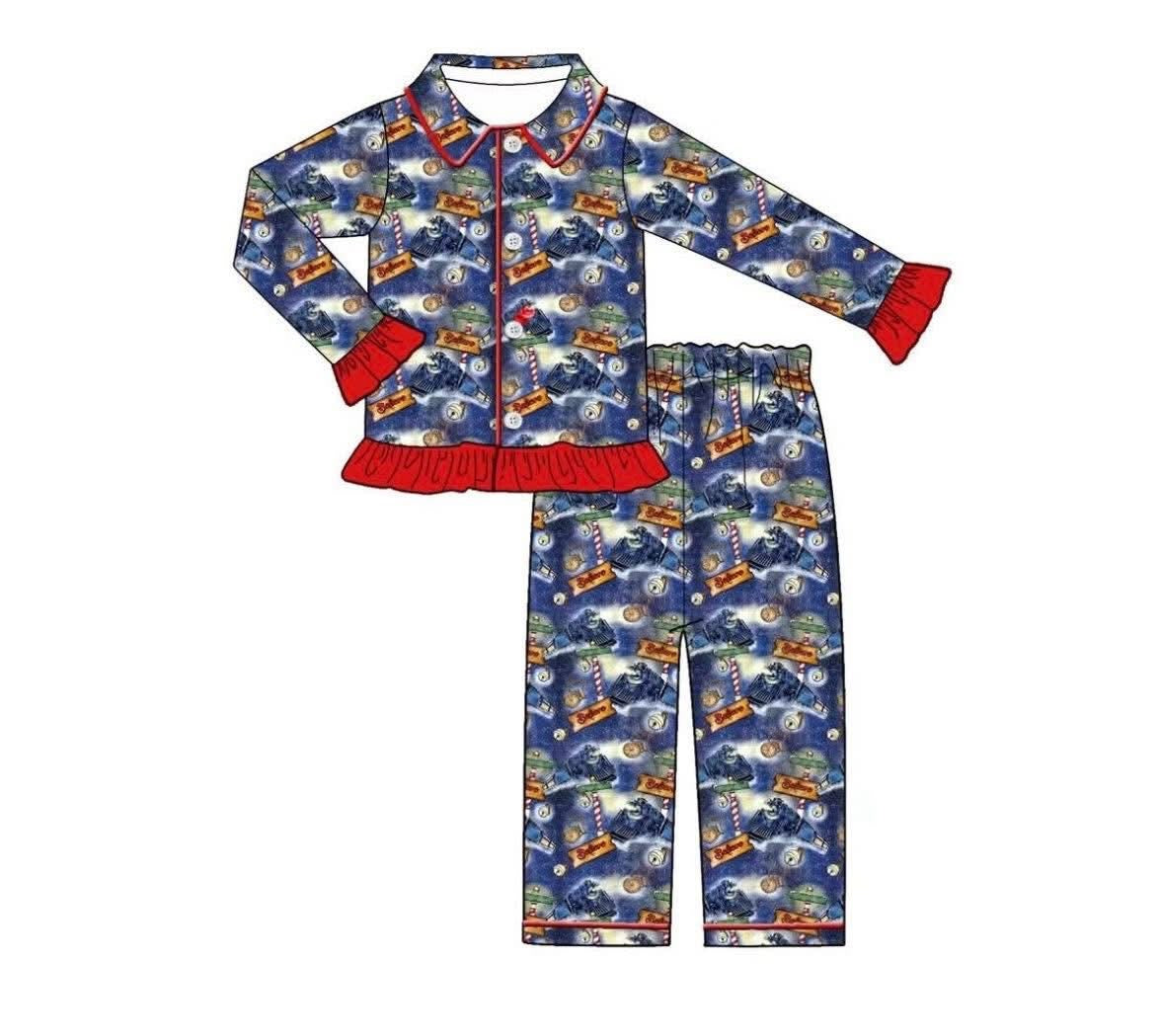 Polar express Christmas pyjamas - embroidered with name