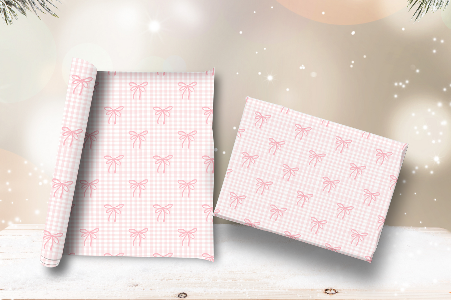 Christmas A3 wrapping paper - 130gsm gloss