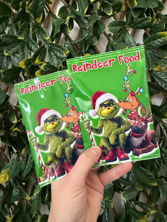 Magic reindeer food grinch