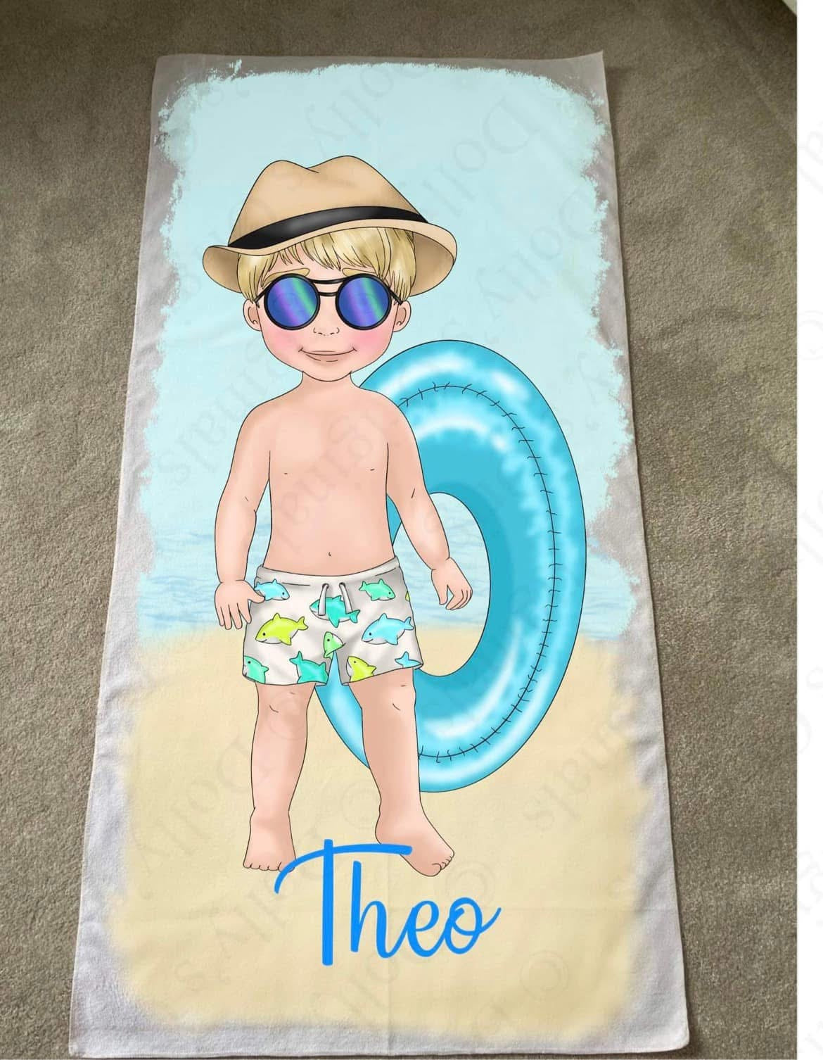 Printed for you beach towels - ANY DESIGN
