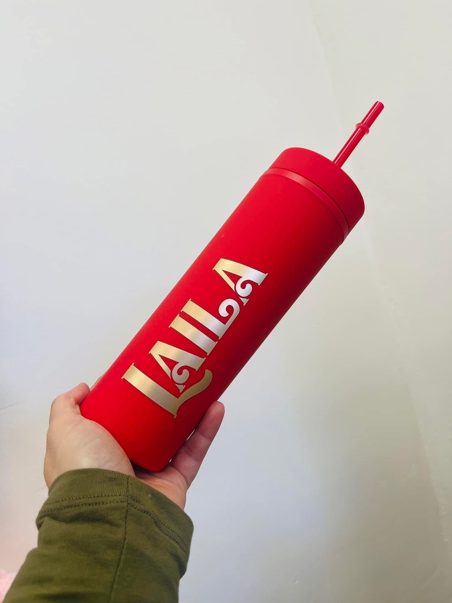 Christmas skinny tumbler