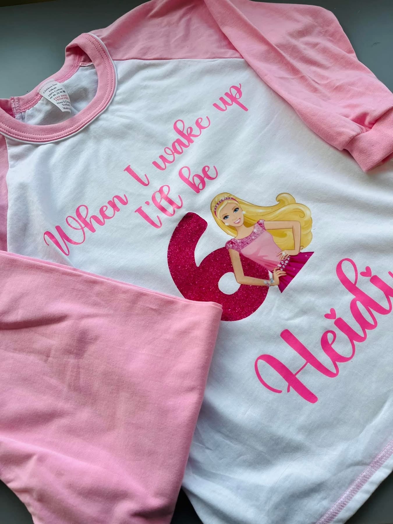 Birthday pyjamas - any design available