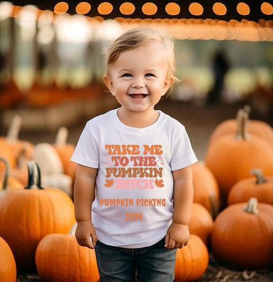 Take me to the pumpkin patch halloween tshirt