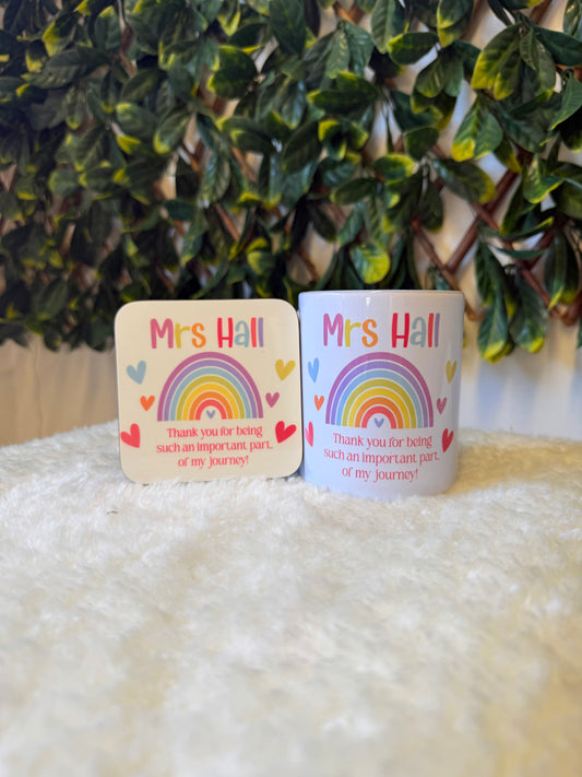 Teacher mug and/or coaster - all designs