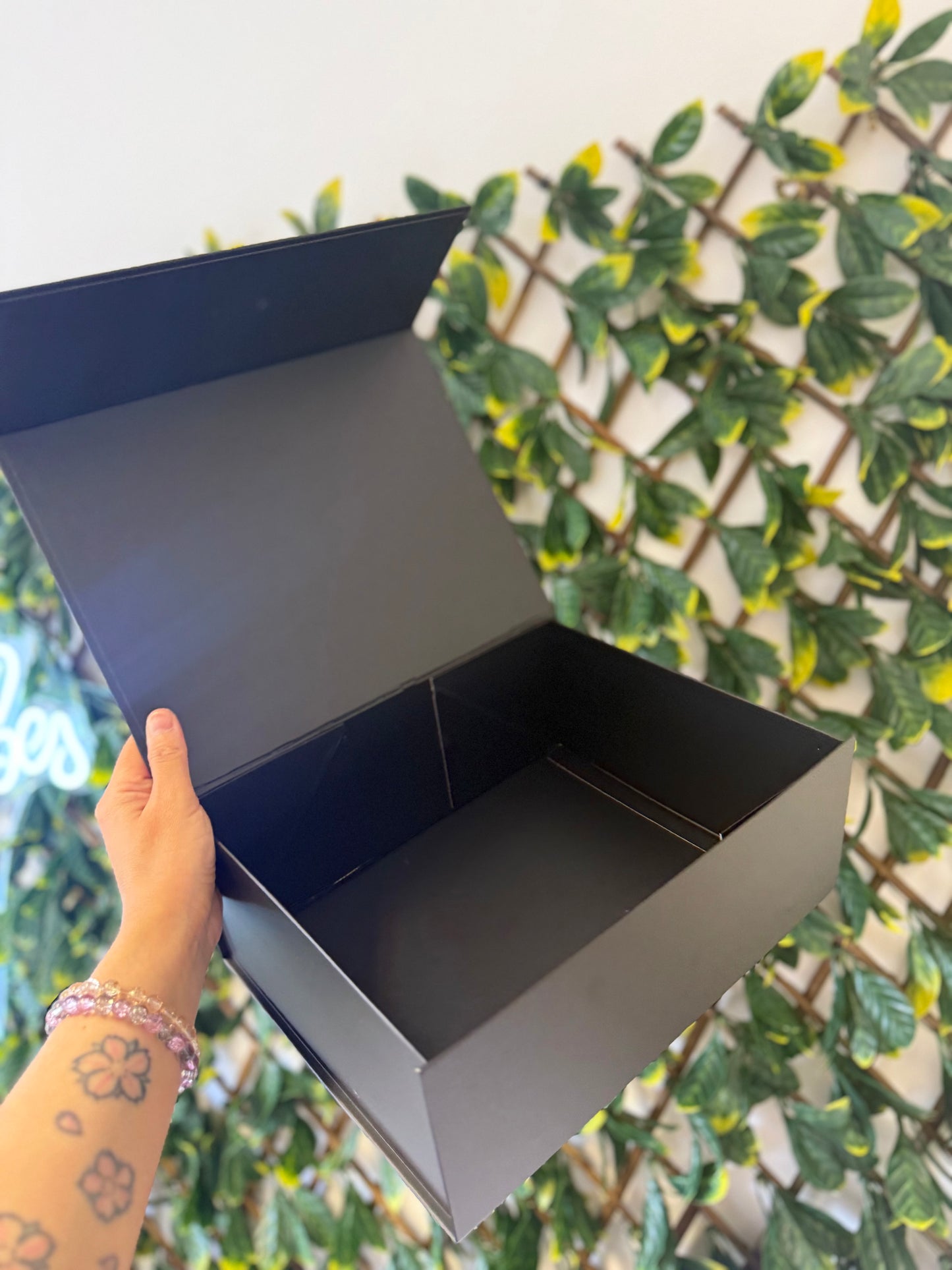 Black magnetic gift box