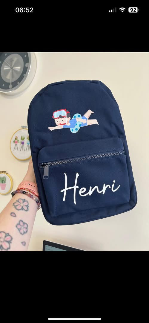 Character backpack - any design