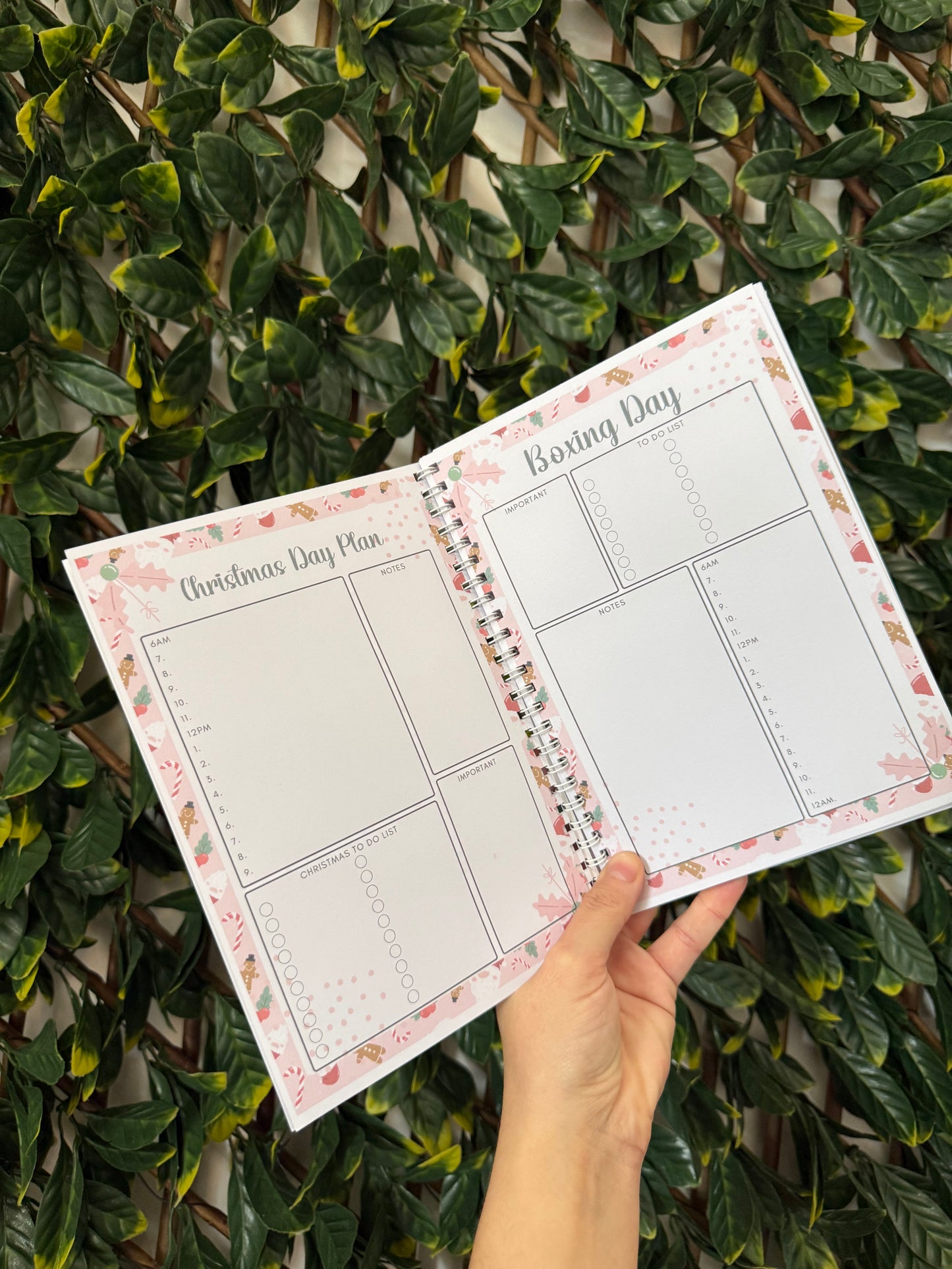 Christmas planner a5