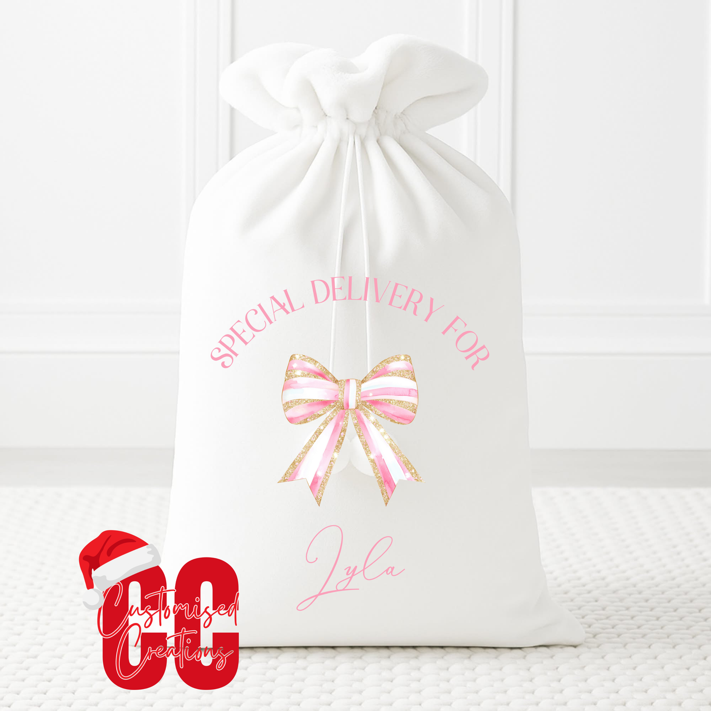 Xl velvet sack - any design