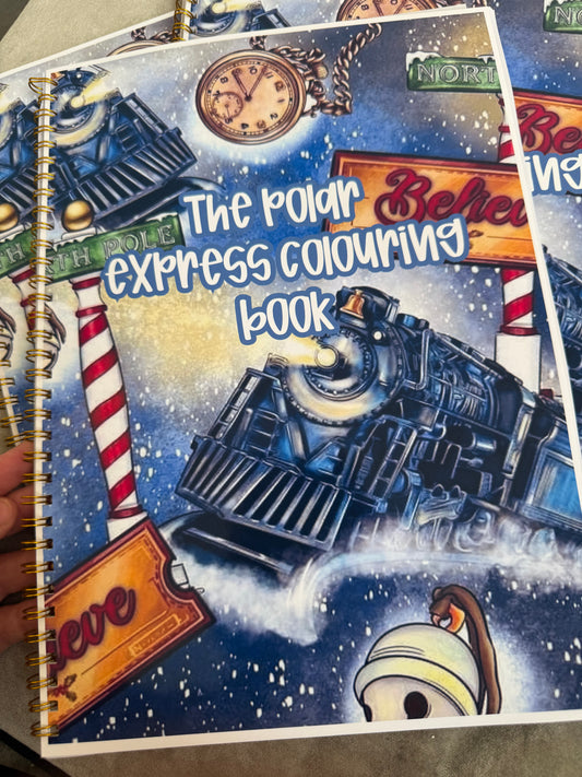 Polar express colouring book - 20 pages
