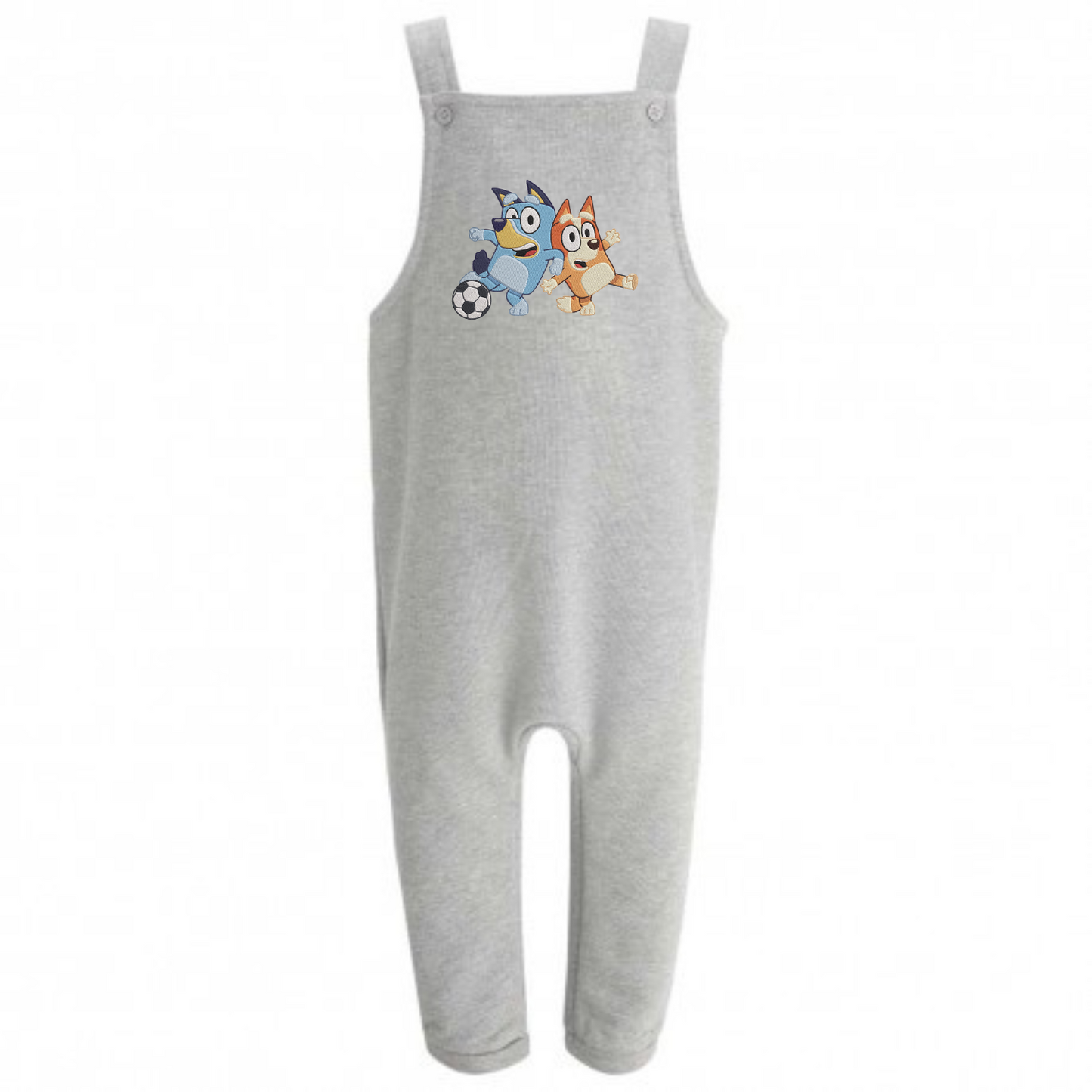 Bluey embroidered overalls