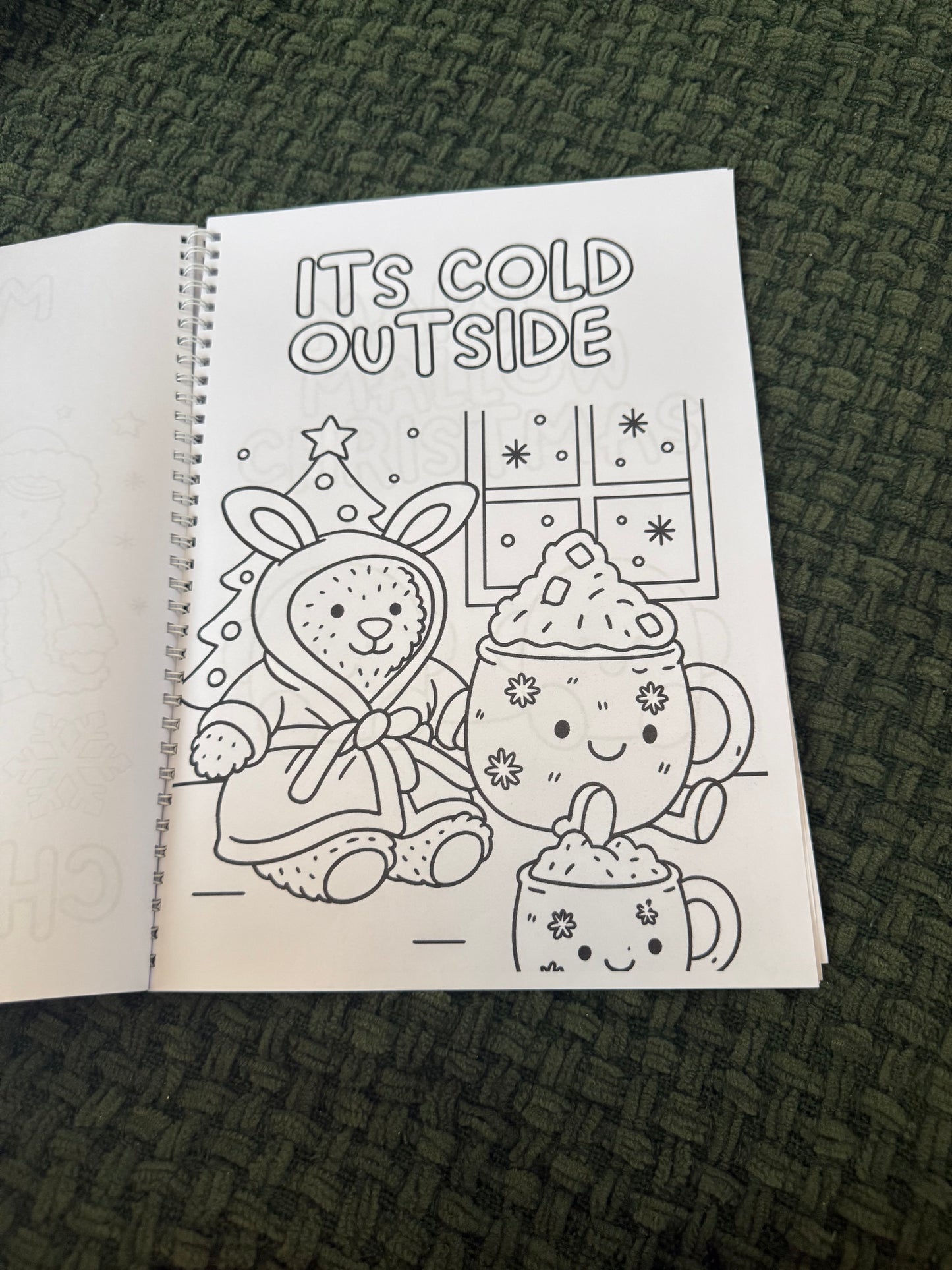 Jellycat Christmas colouring book