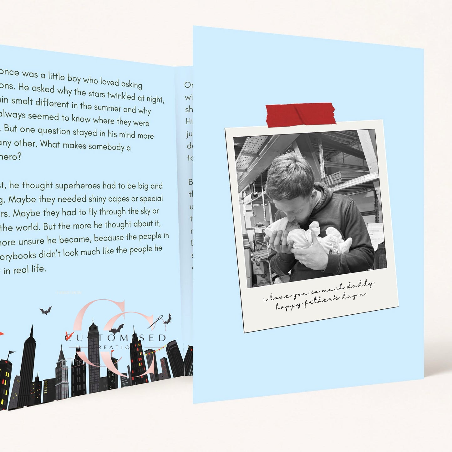 Story superhero booklet