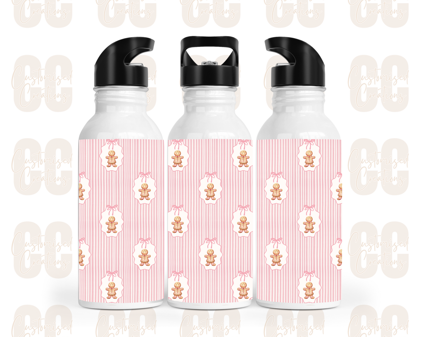 Christmas stainless steel kids water bottle