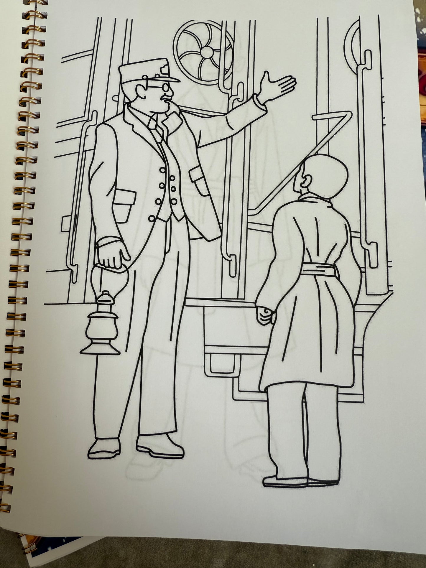 Polar express colouring book - 20 pages