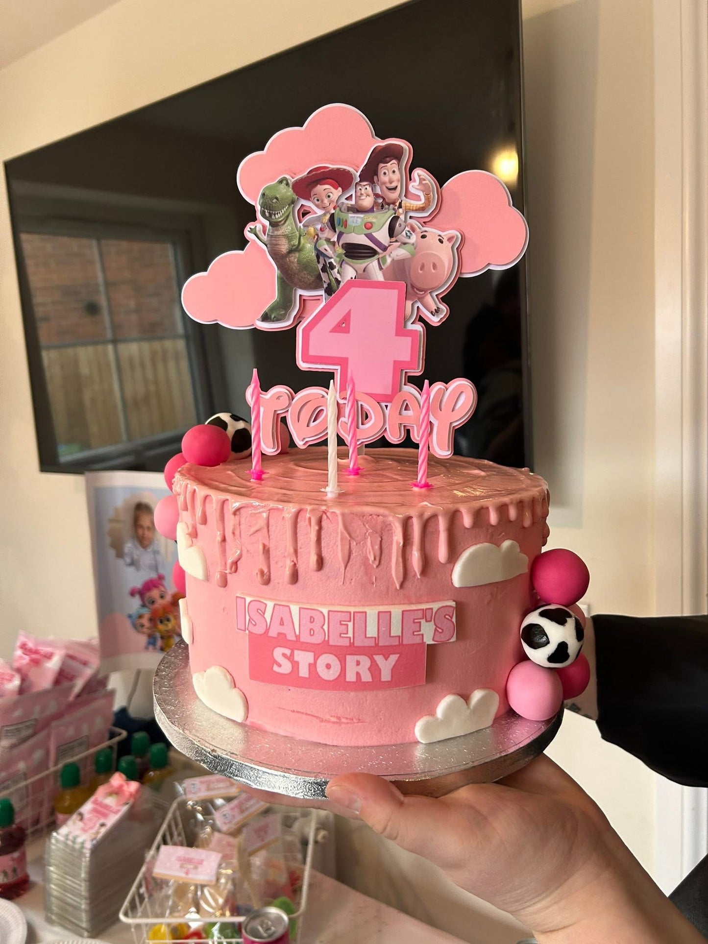 Thick Card Cake Topper - Any Design