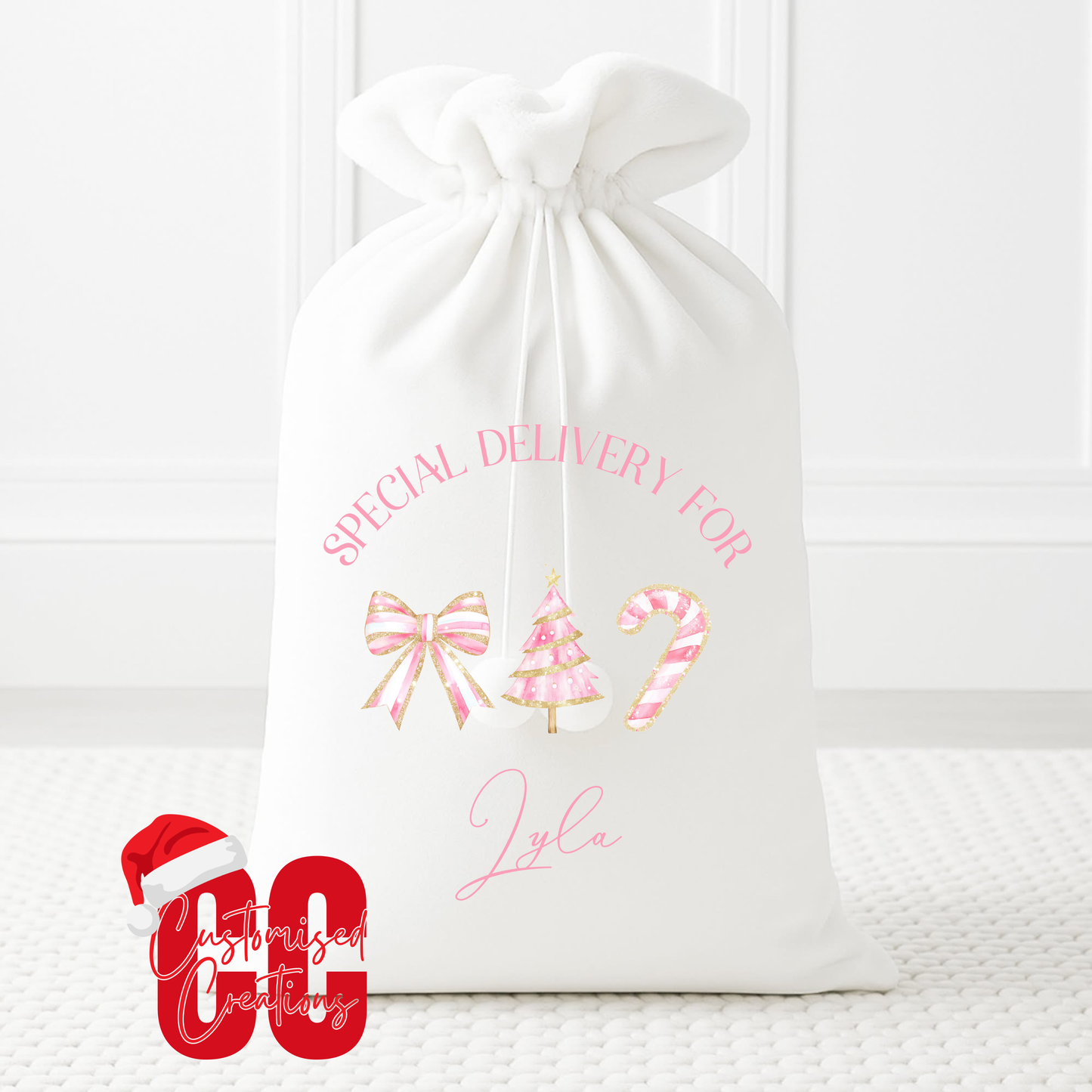 Xl velvet sack - any design