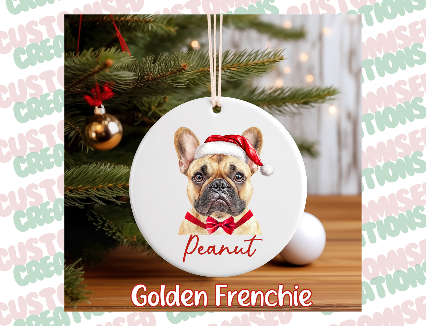 Pet Ceramic Bauble - Dog