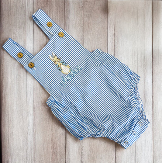 Embroidered Peter rabbit romper