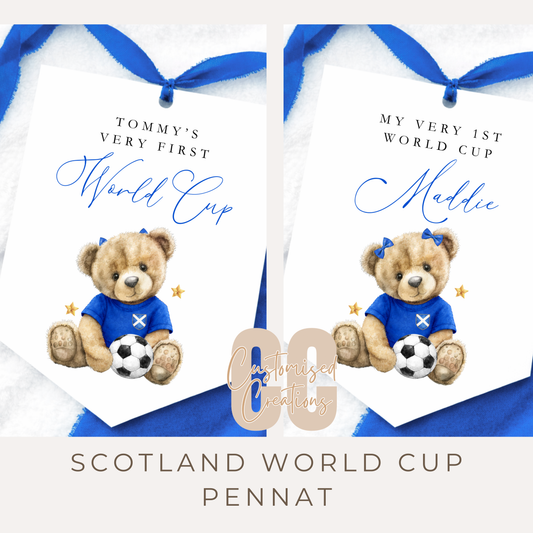 World Cup Scotland pennant - any wording