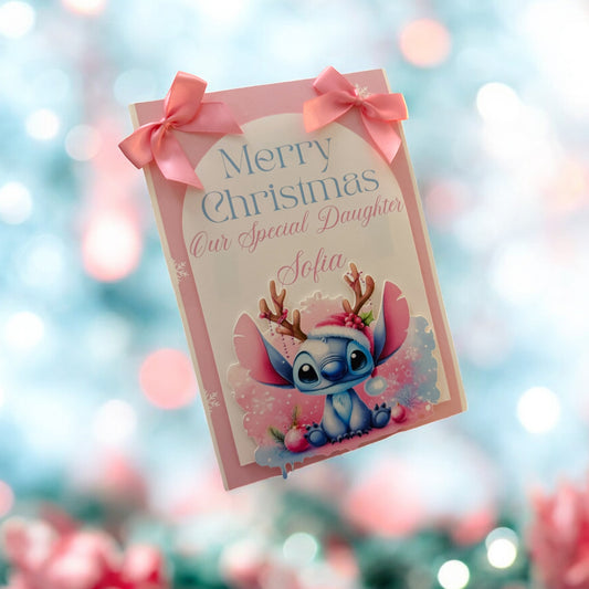 3D Christmas card - stitch