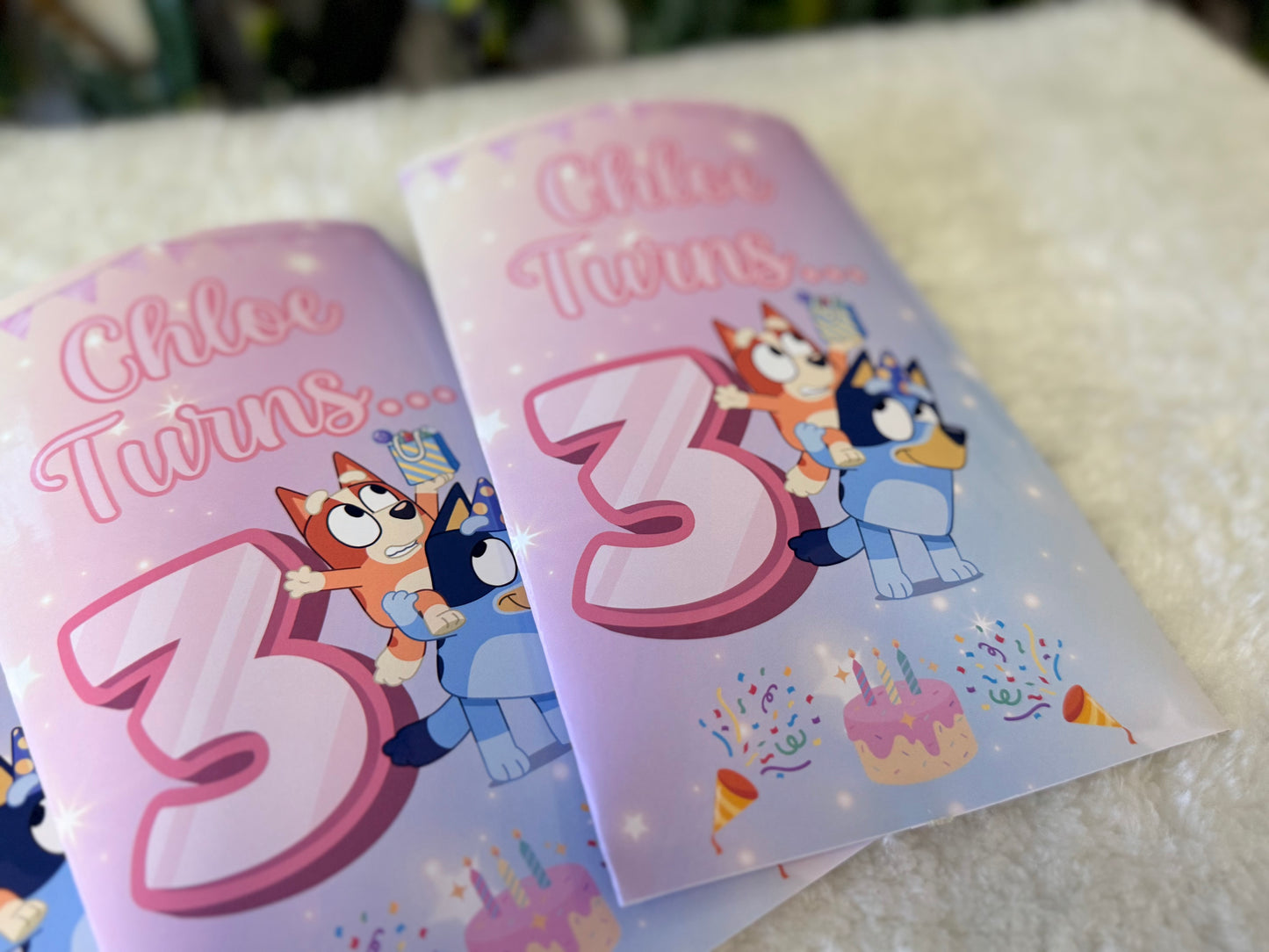Birthday Treat Packet - Unfilled - Any Design