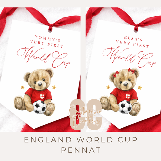 World Cup England pennant - any wording