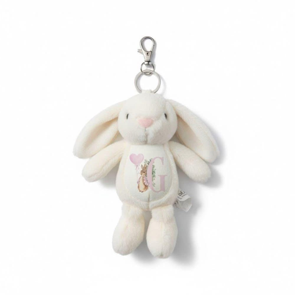 Bunny/bear teddy keyring