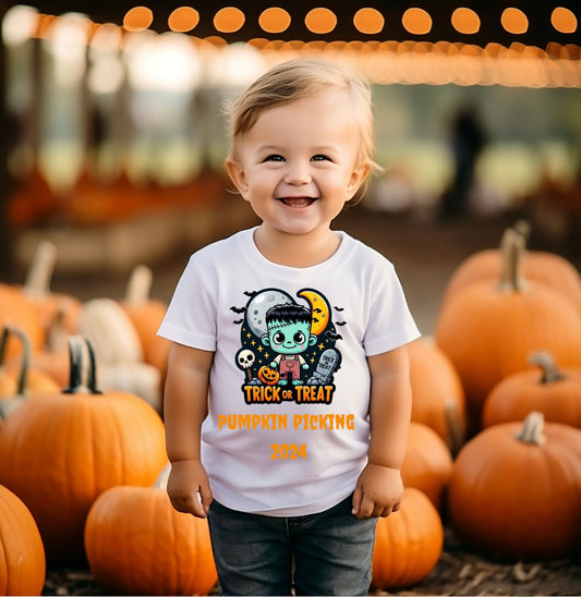 Trick or treat Frankenstein tshirt