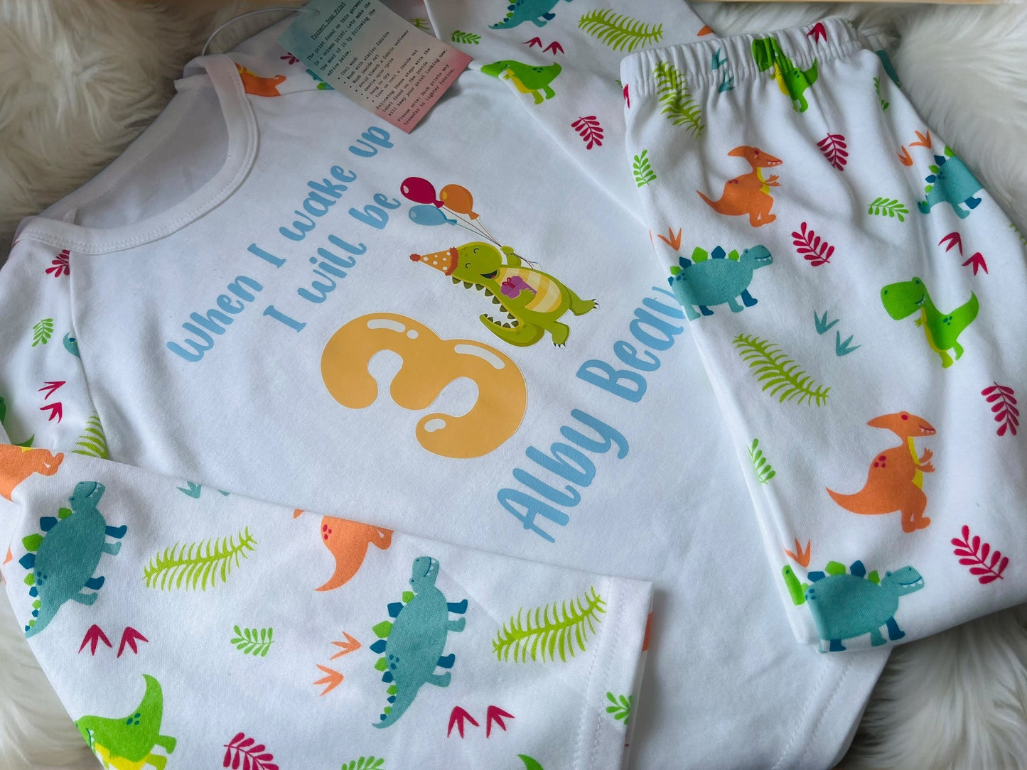 Birthday pyjamas - any design available