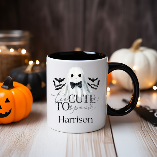 Too cute too spook halloween mug