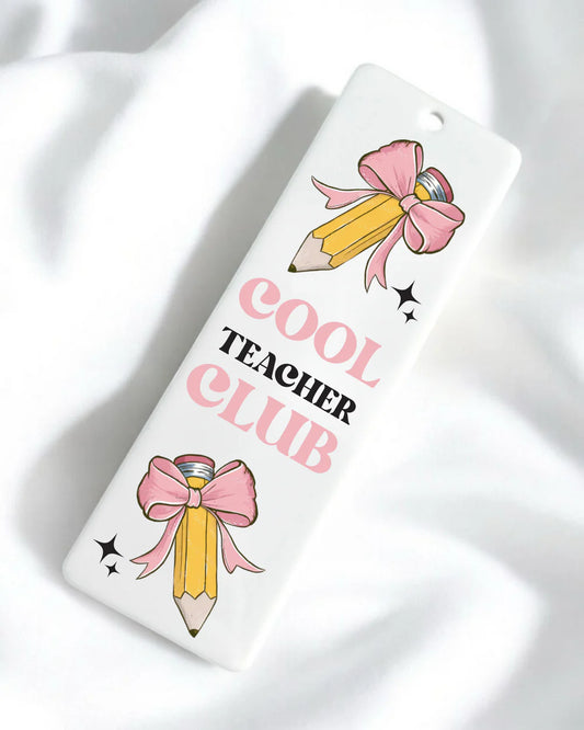 Cool Teacher Club Bookmark