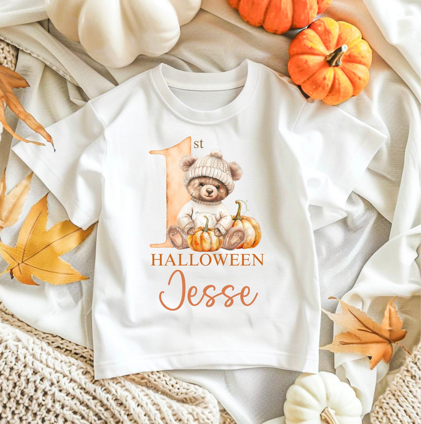 1st halloween pumpkin halloween tshirt