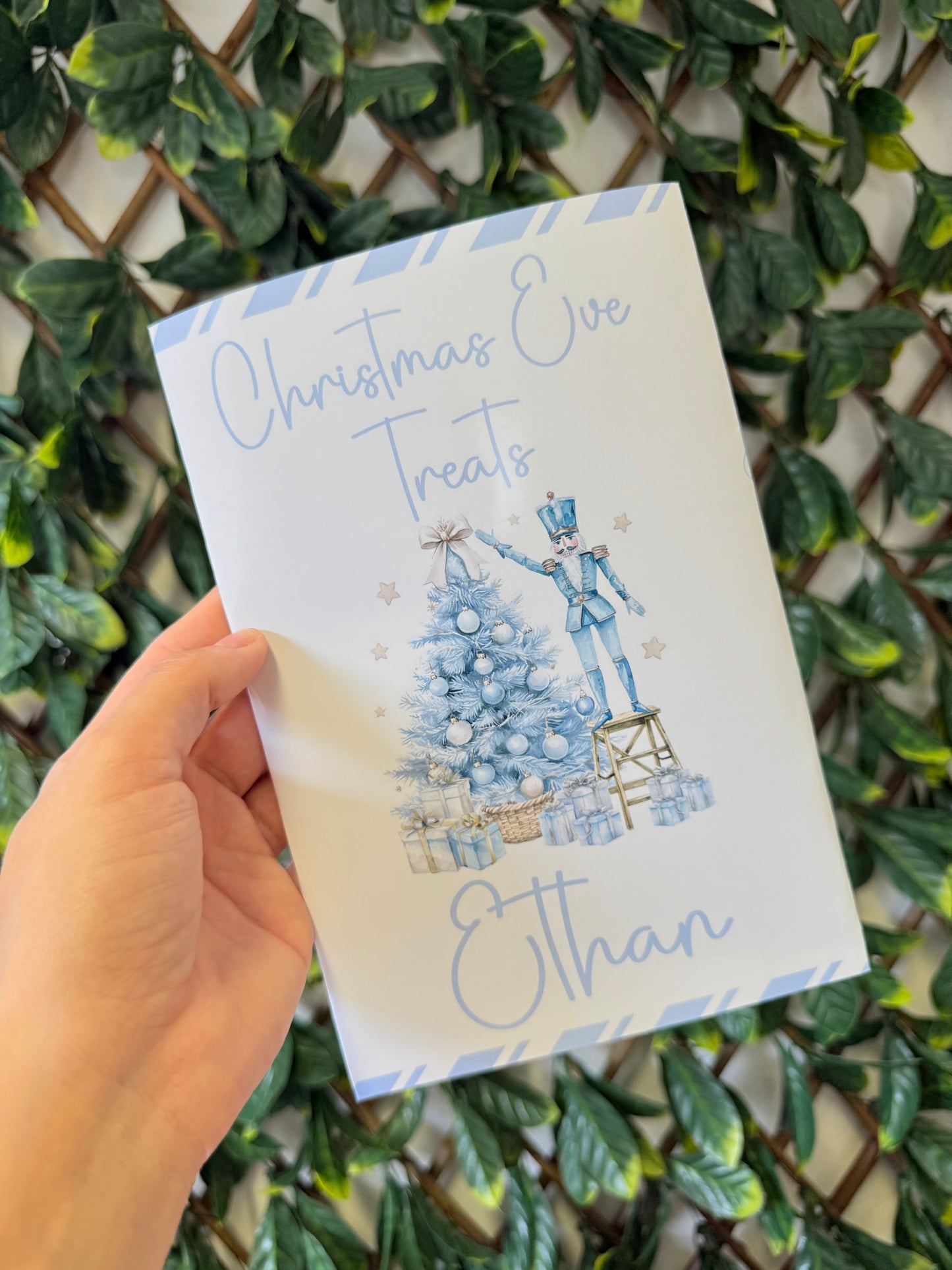 Unfilled Christmas treat packet