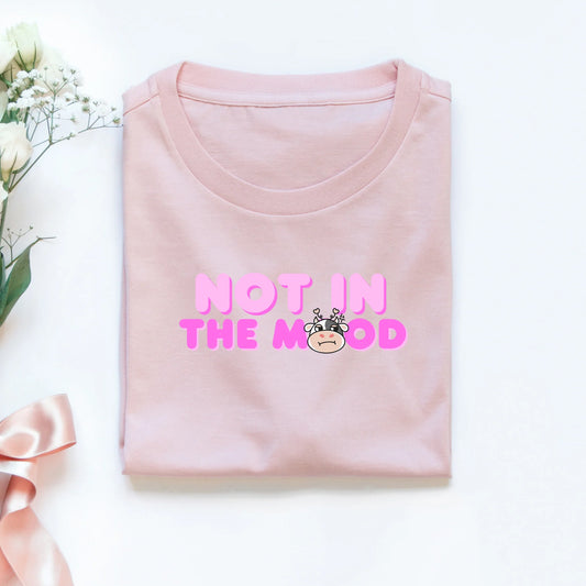 Not in the mood adult tshirt