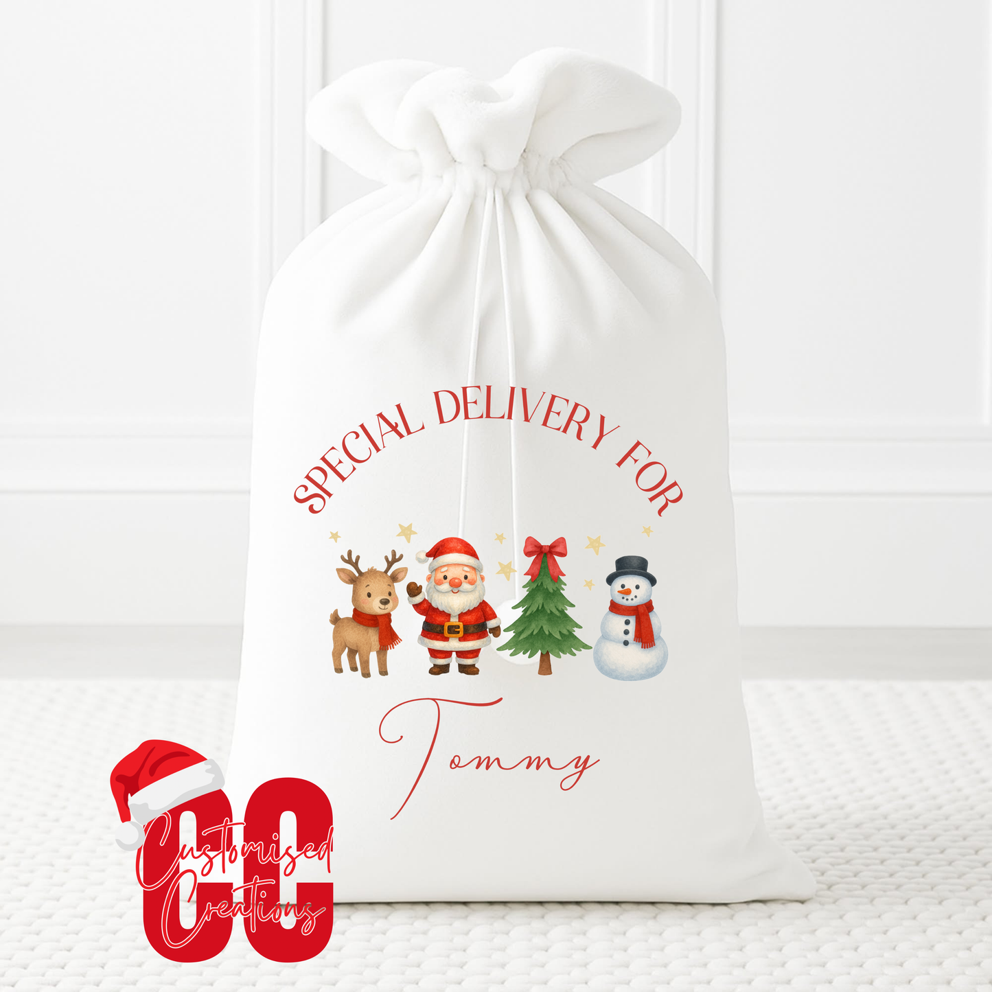 Xl velvet sack - any design