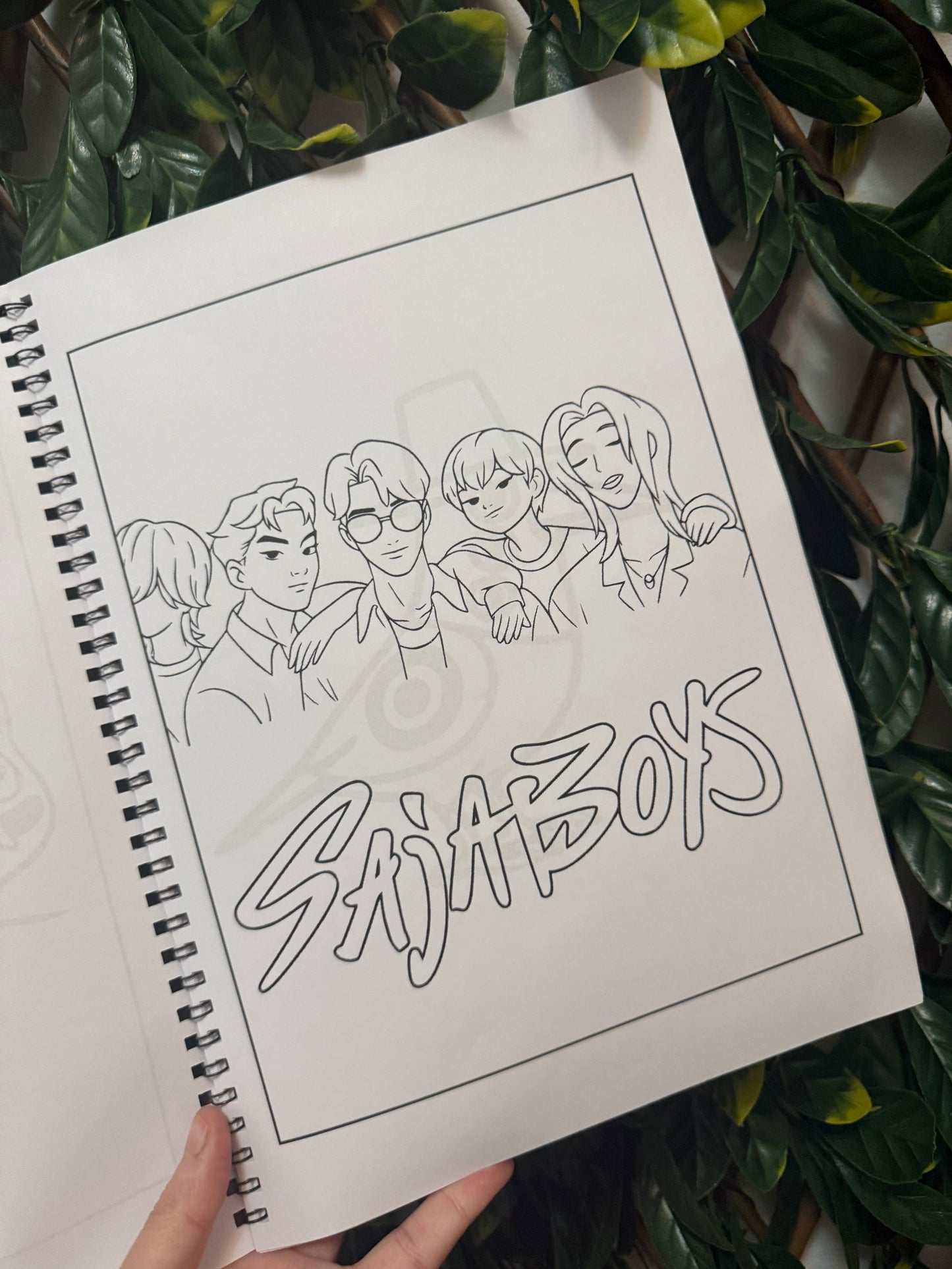 Kpop demon hunters colouring book